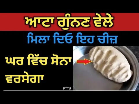 Punjabi totke te upay/ਘਰ 'ਚ ਸੋਨਾ ਬਰਸਾਏਗਾ, ਆਟਾ ਗੁੰਨਣ ਵੇਲੇ ਇਕ ਚੀਜ਼ ਮਿਲਾਓ #upay #punjabi #video